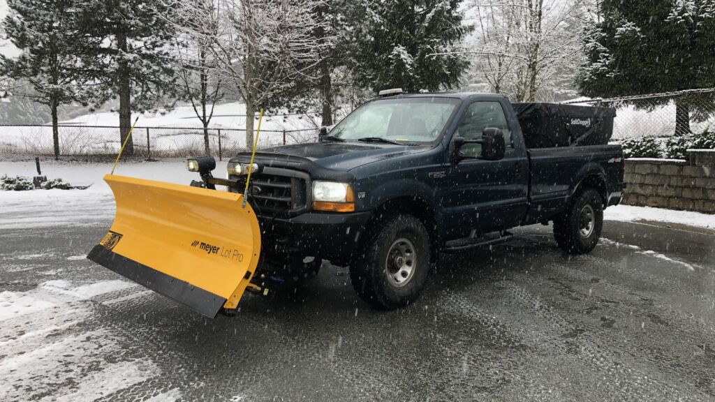 Part of Big Phil's fleet of snow plow trucks